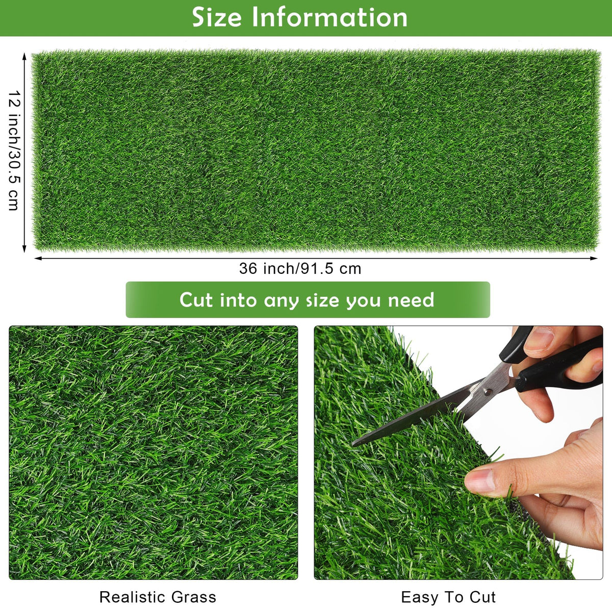 TURSTIN green table decoration on a party table with vibrant lawn vibe.