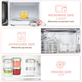 TUZAZO jar interior view showing residue-free glass