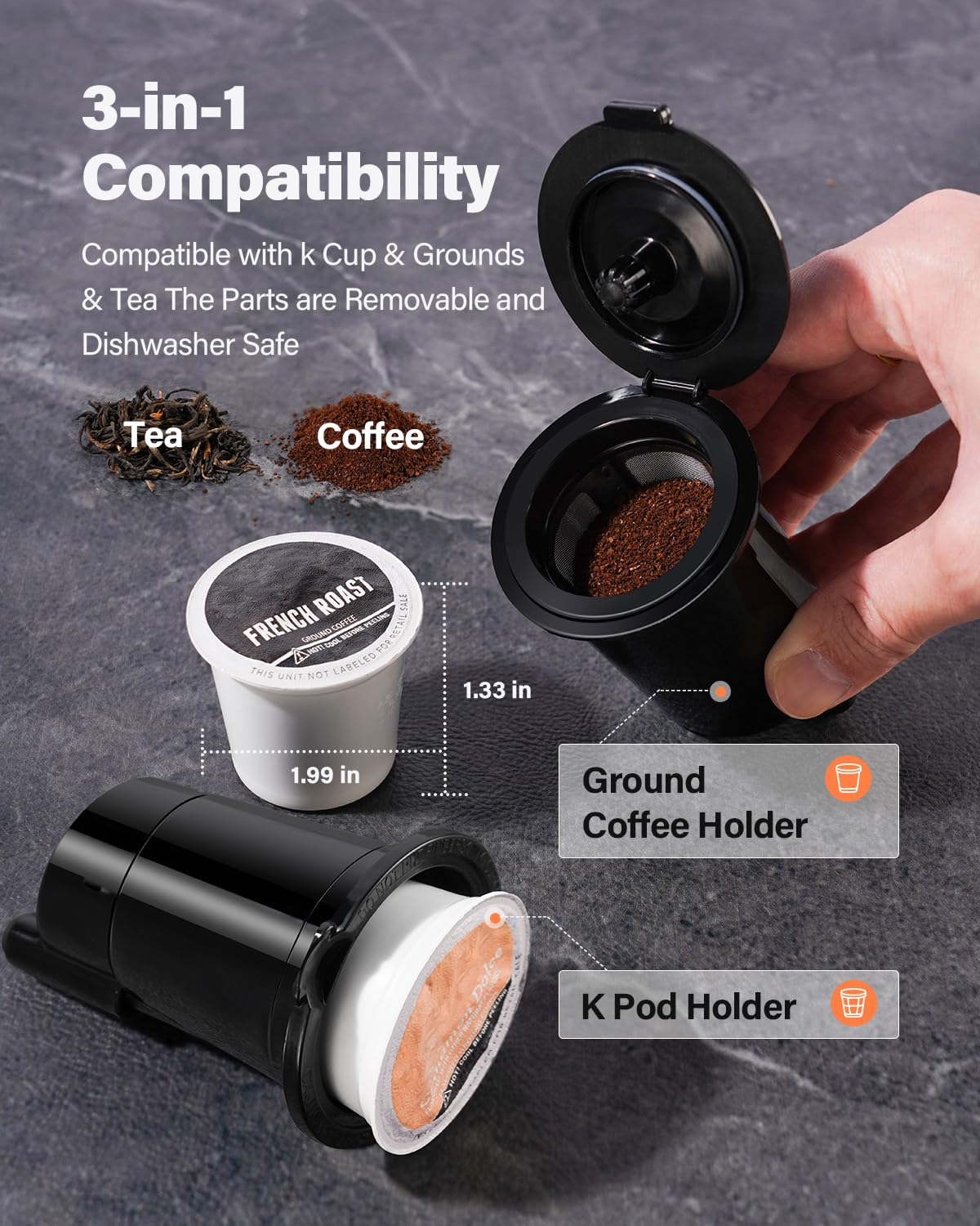 TWOMEOW delivers fast, fresh-brewed coffee in about one minute.