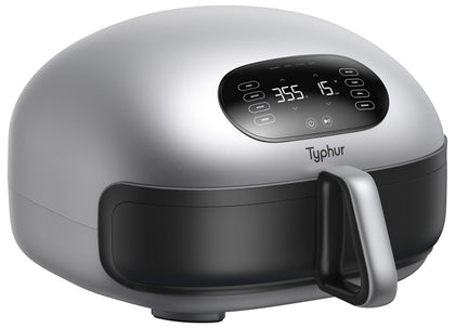 Typhur Dome 2 front view with dual heating for even browning.