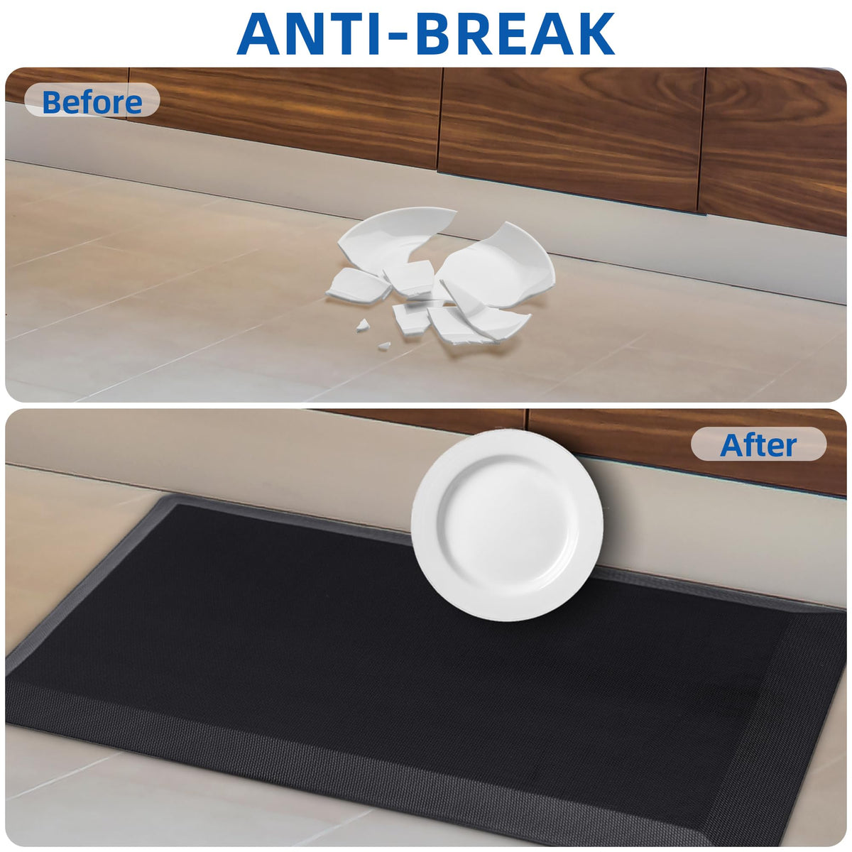 Tyrot kitchen-office mat blends in with home workspaces