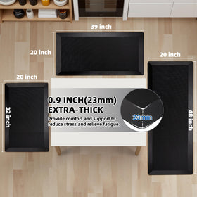 Tyrot waterproof kitchen mat surface protects floors and cleans easily