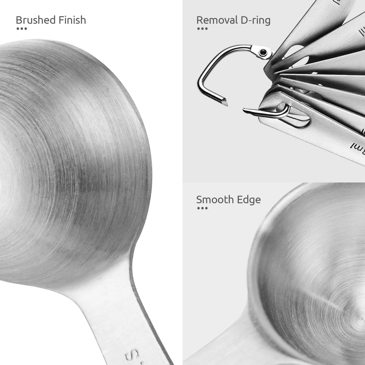 U-Taste 1/2 tbsp spoon provides easy liquid measure at hand