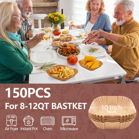 150-pack parchment paper sheets for bulk kitchen use.