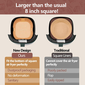 Liners compatible with microwave cooking for versatile meals.