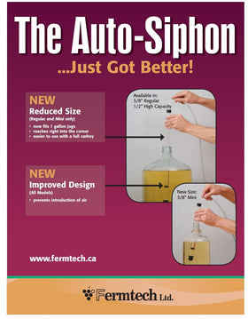 UBREW Fermtech auto siphon pump in action for effortless bottling and transfer.