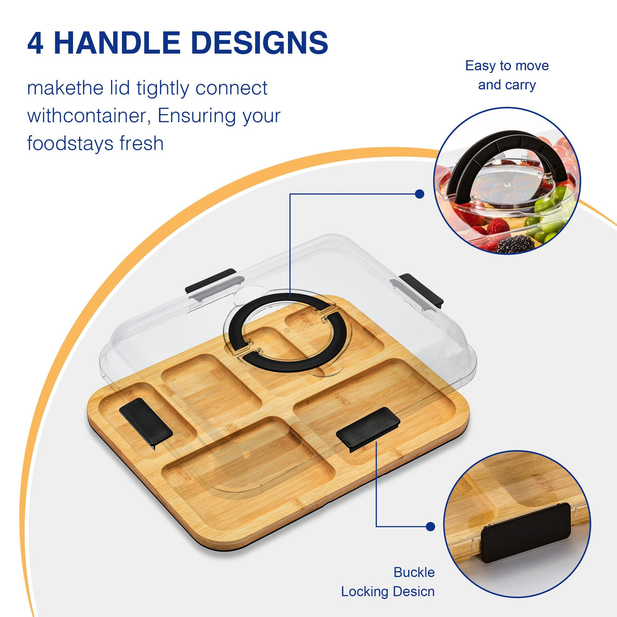 Portable Uhosovury serving board ideal for picnics and parties on the go