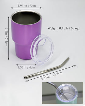 UIRZOTN leakproof lid and straw design ensures mess-free serving