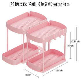 Ukeetap under-sink pull-out drawer in use for accessible supplies.