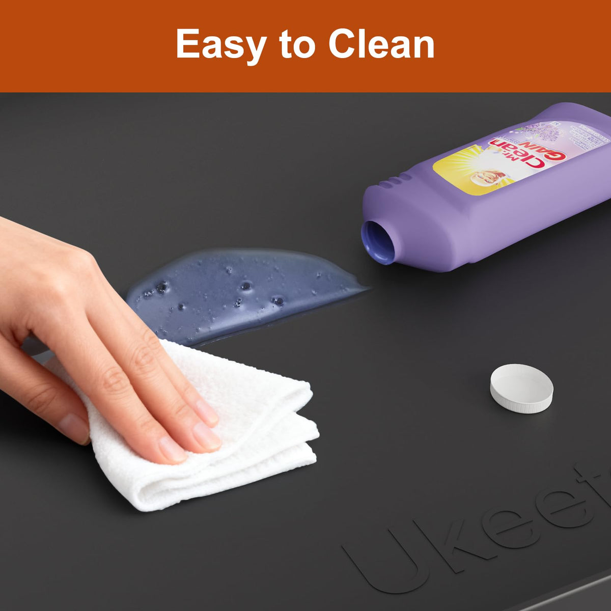 Ukeetap cat litter mat kept under sink to catch waste and moisture
