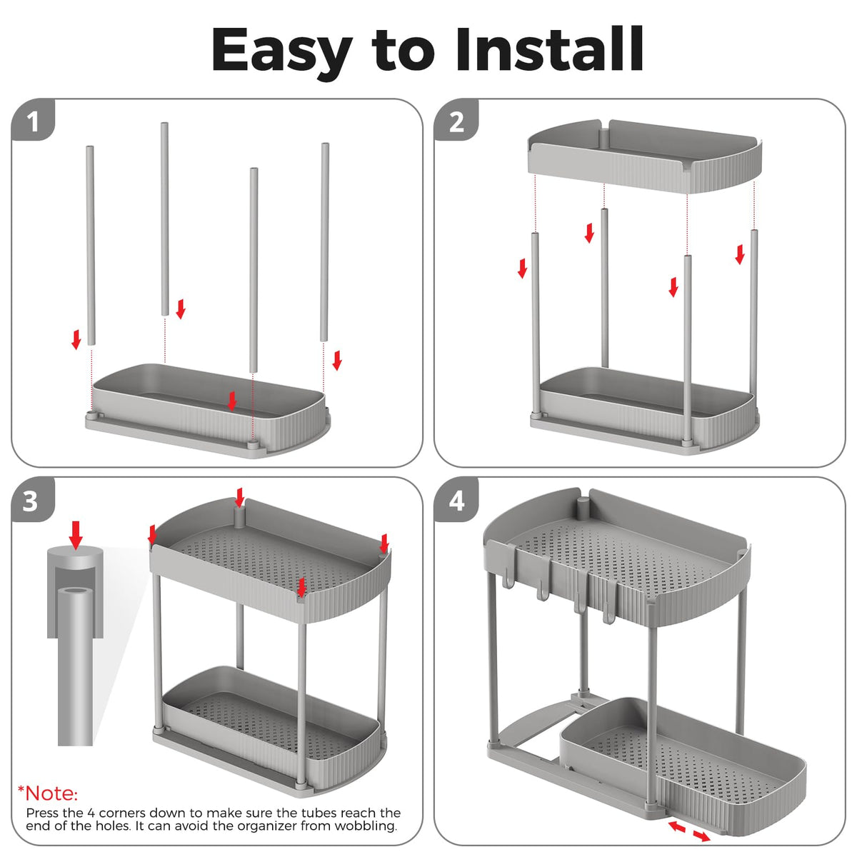 Ukeetap tool-free installation makes setup fast and convenient.