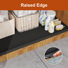 Ukeetap kitchen and bathroom mat doubles as cabinet liner and protection