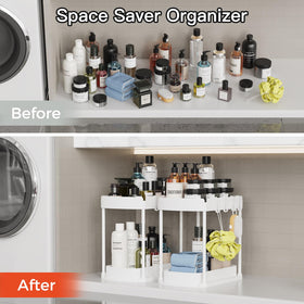 Ukeetap 14.8-inch height maximizes vertical cabinet space.