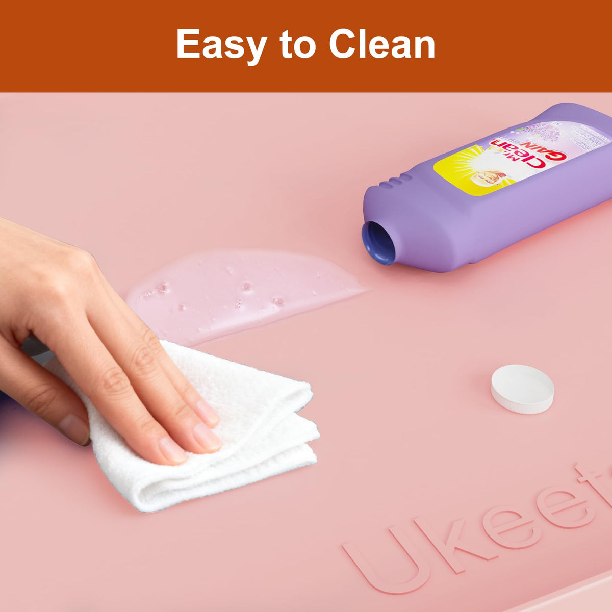 Ukeetap multi-purpose silicone mat suitable for pets, crafts, or boot trays