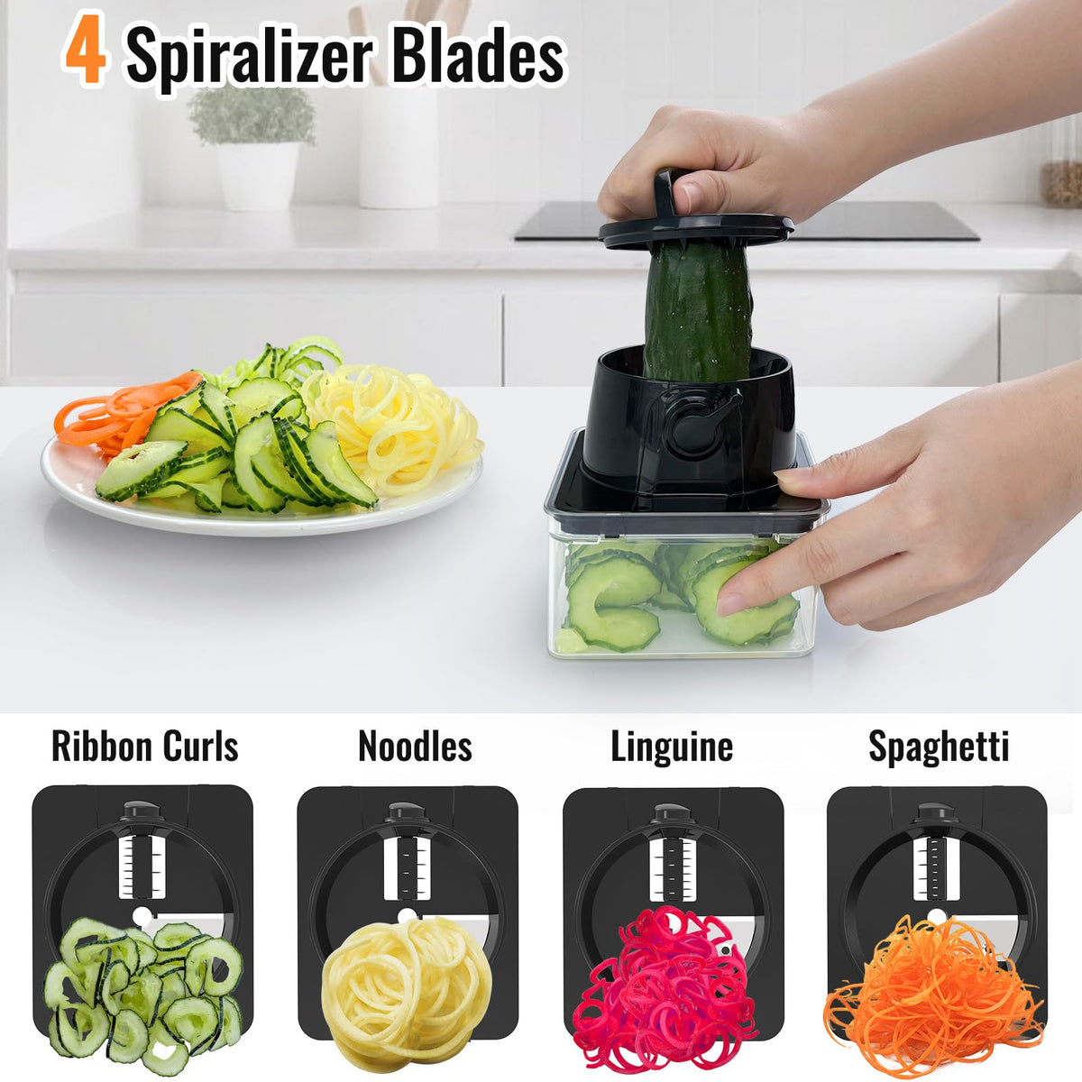 Ukeetap vegetables prepared for salads with consistent slices.