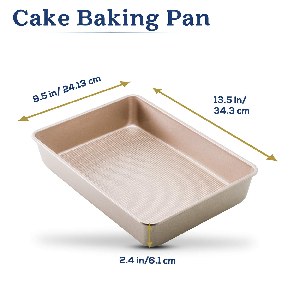 Ultra Cuisine cake pan release promotes clean, effortless slices.