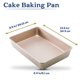 Ultra Cuisine cake pan release promotes clean, effortless slices.