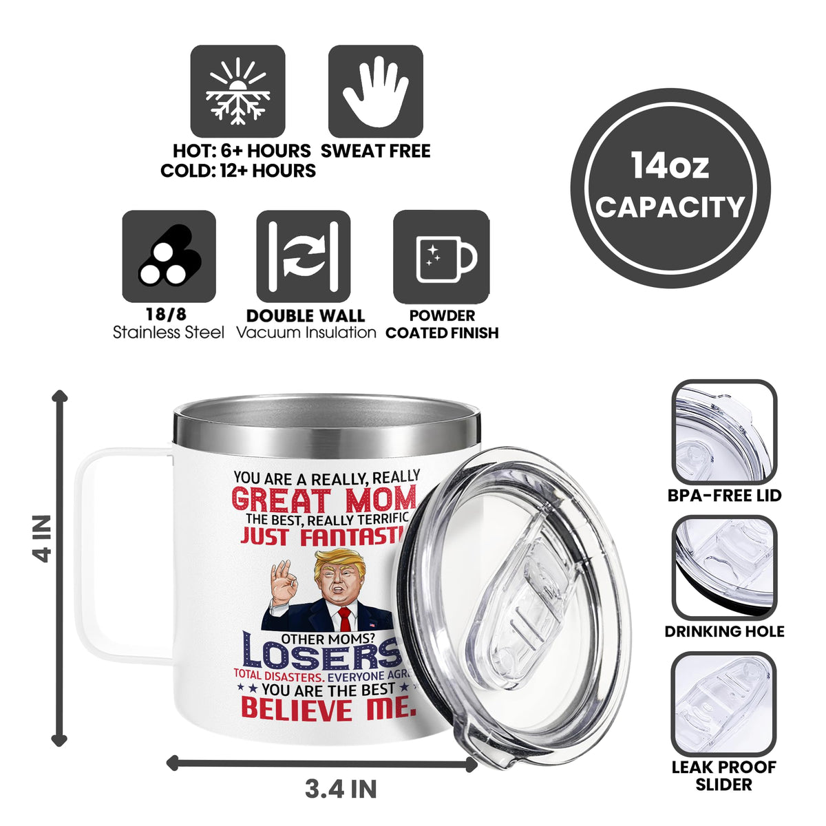 UMACVN mug suited for indoor and outdoor moments, versatile daily use