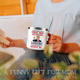 UMACVN 14oz mug with ergonomic handle for comfortable sipping