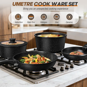 UMETRE compact RV kitchen set fits small spaces without sacrificing performance.