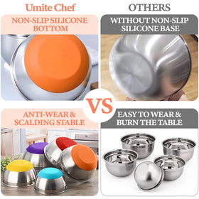 Umite Chef 3 grater attachments for slicing and shredding