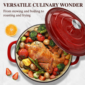 Umite Chef induction-compatible design works on all cooktops.