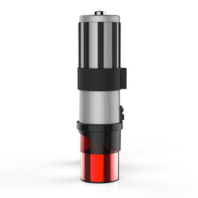 Uncanny Brands Star Wars Lightsaber salt pepper mills pack 2, illuminated base aids precise seasoning at night.