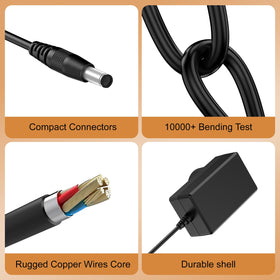 Underhub Embo 7-foot charging cable offers flexible placement away from outlets.