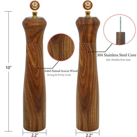 UNIOVC pepper grinder top adjustment for customizable coarseness