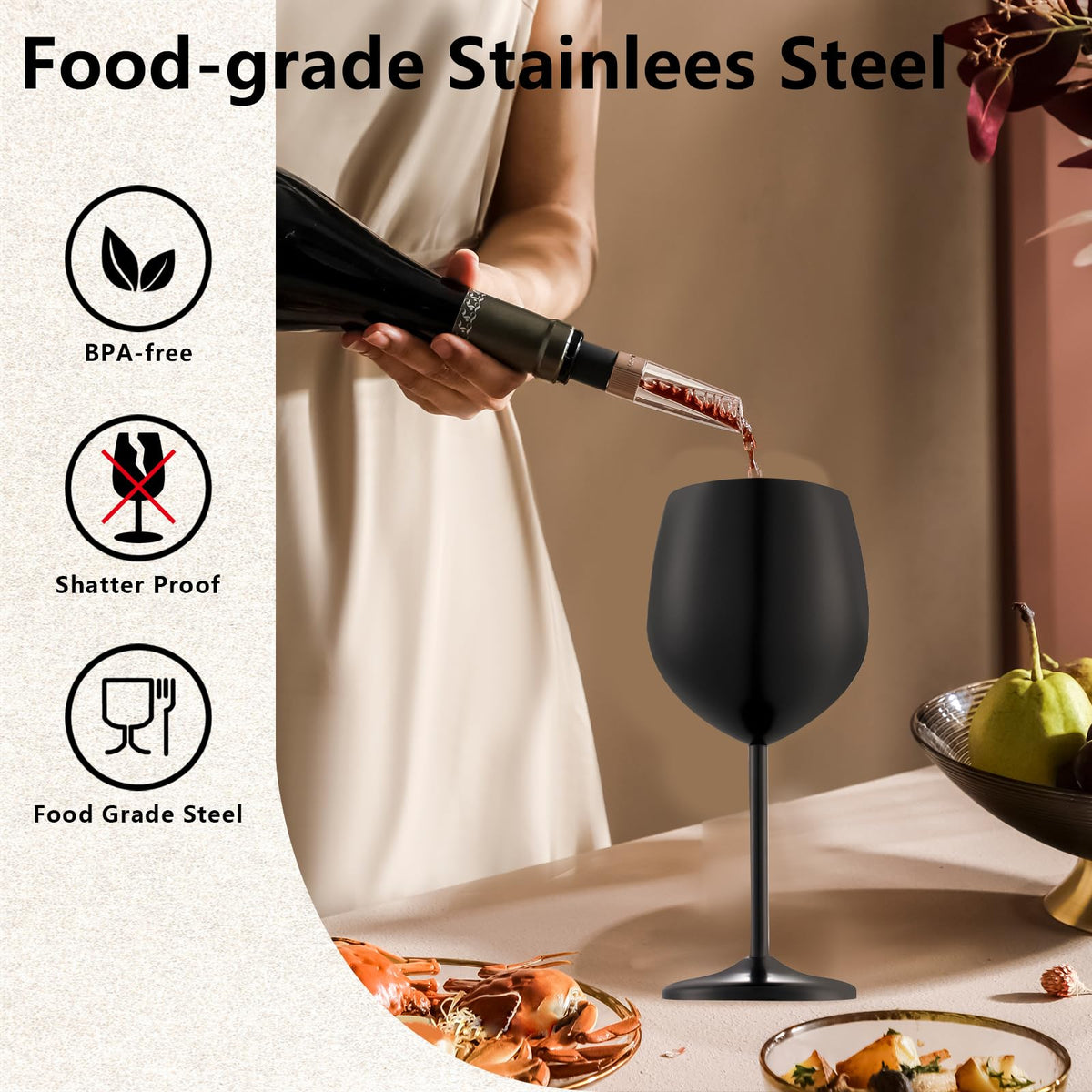 UNISWEET unbreakable goblets designed for poolside, camping, and travel.