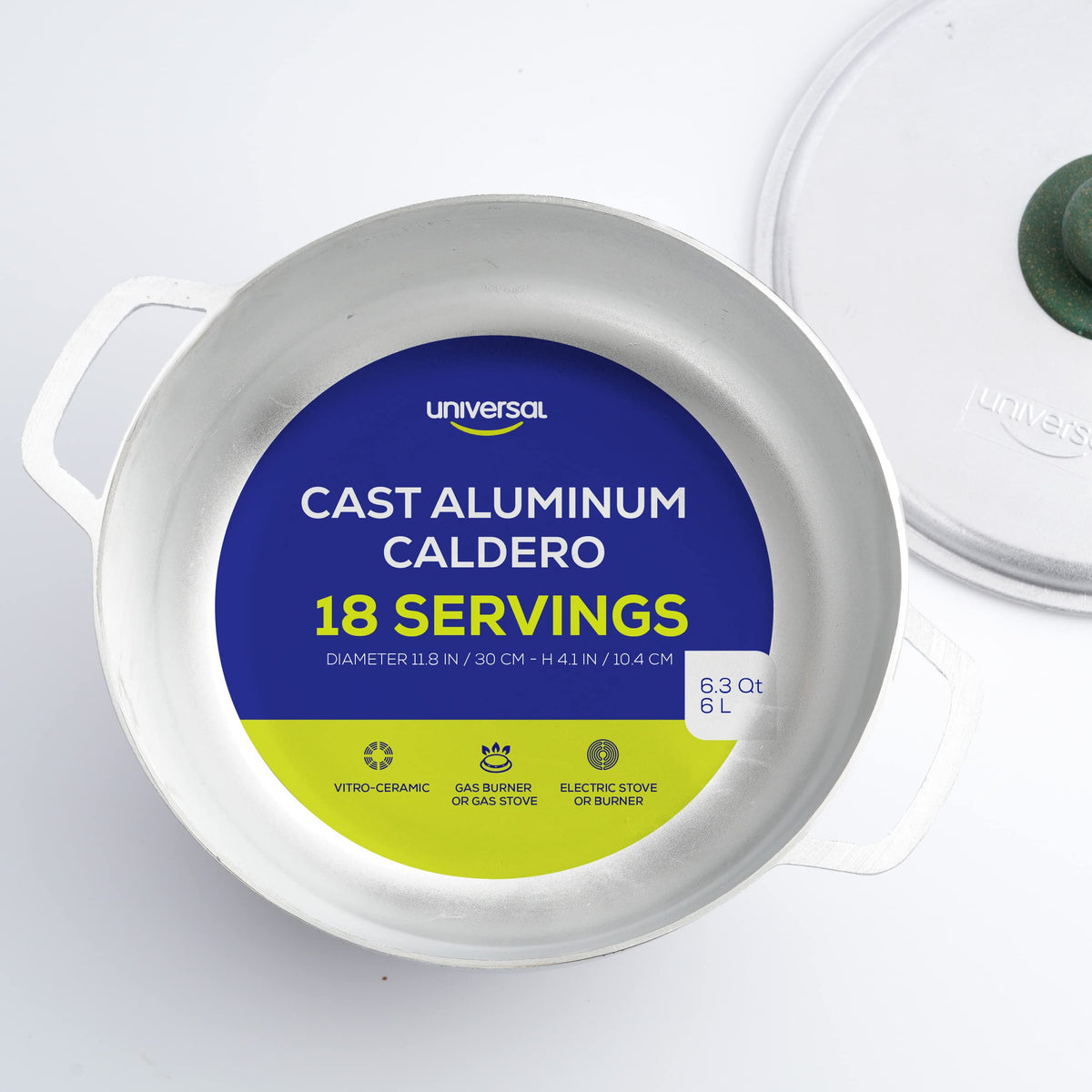 Universal Caldero demonstrates even heat distribution for rice and sauces