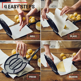 Uno Casa rotis and chapatis press ideal for Indian breads.