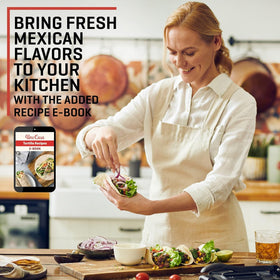 Uno Casa tortilla press multipurpose kitchen tool for burritos and more.
