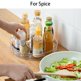 URALFA spice and condiment organizer on pantry shelf