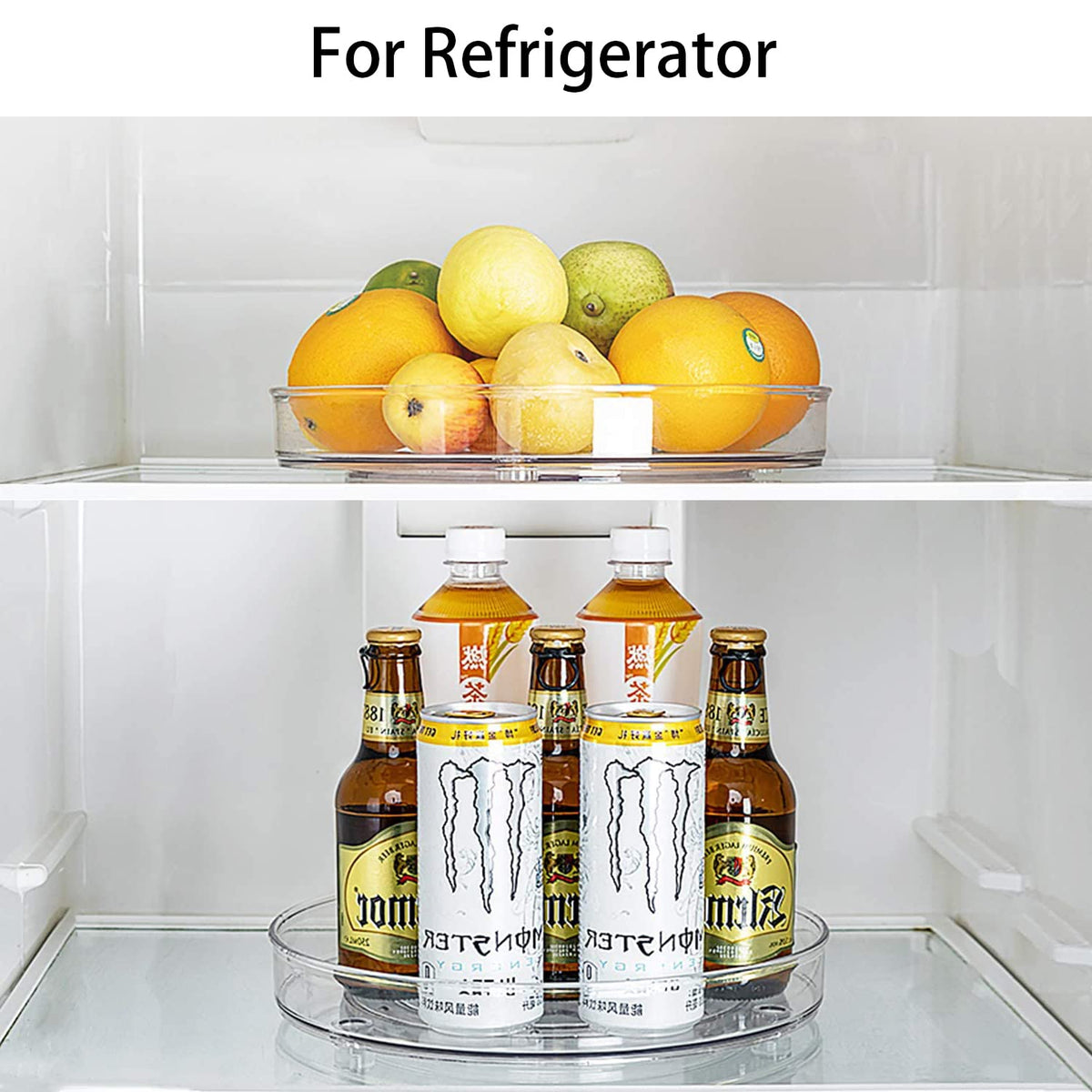 URALFA two-pack Lazy Susan for extra storage space