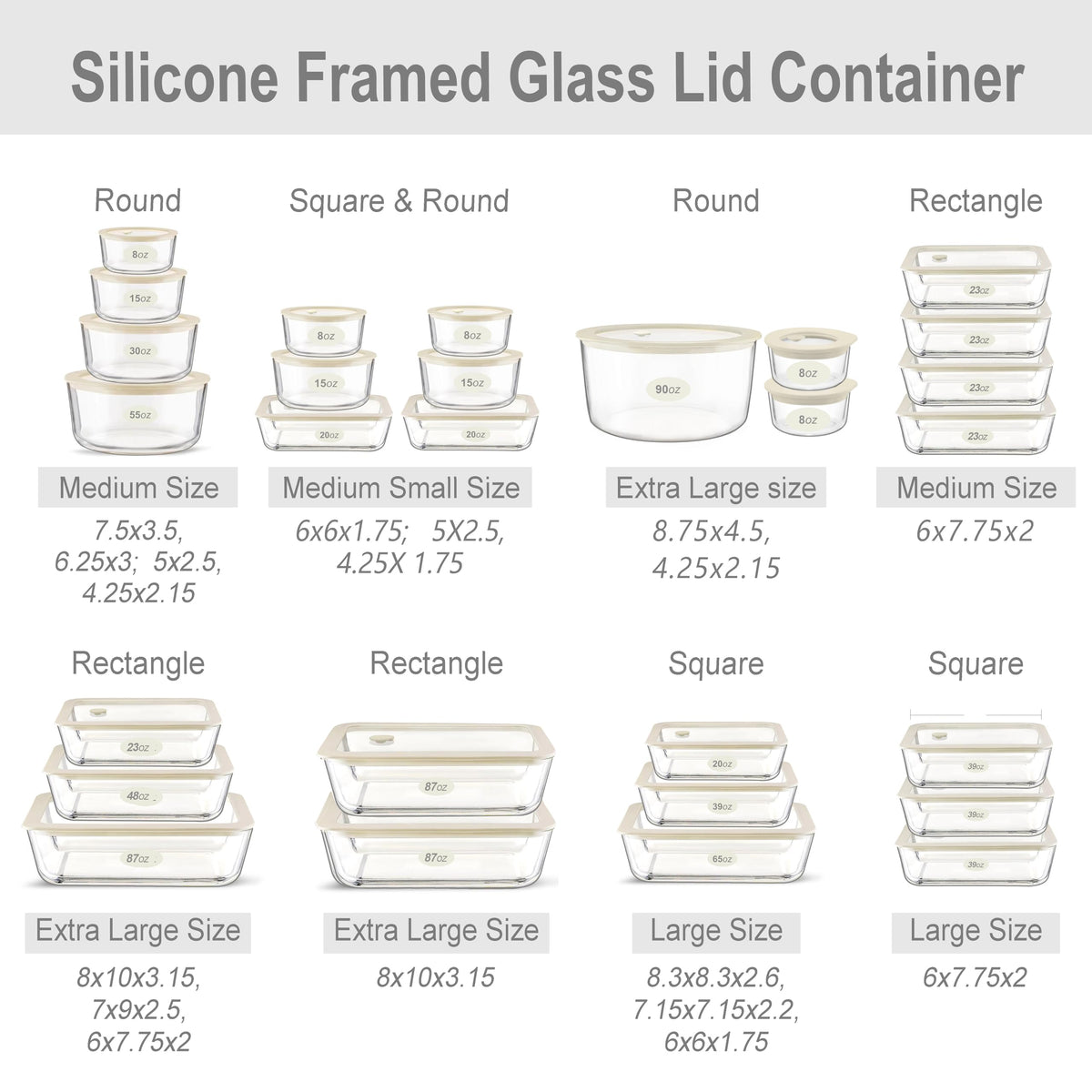 Urban Green square 20oz container with silicone framed lid, ideal for snacks