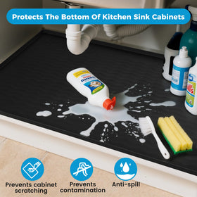 URMONA mat featuring downward drain design for easy leaks