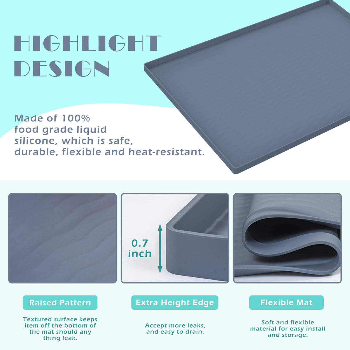 URMONA foldable edge design enables access to tight cabinet spaces.