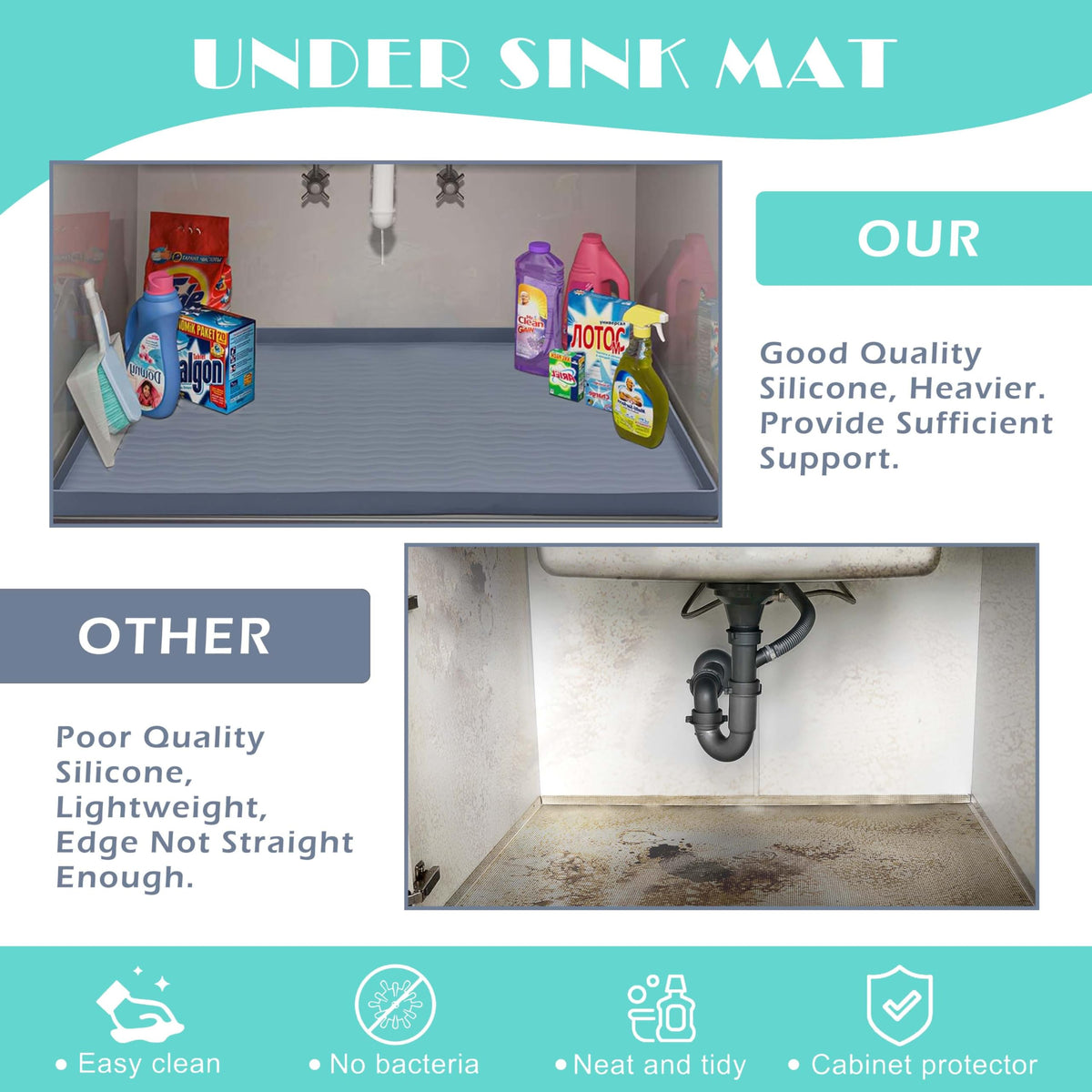 URMONA multipurpose-under-sink-organizer suits crafts, DIY and daily tasks