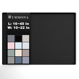 URMONA under-sink mat top view protects cabinets from spills.