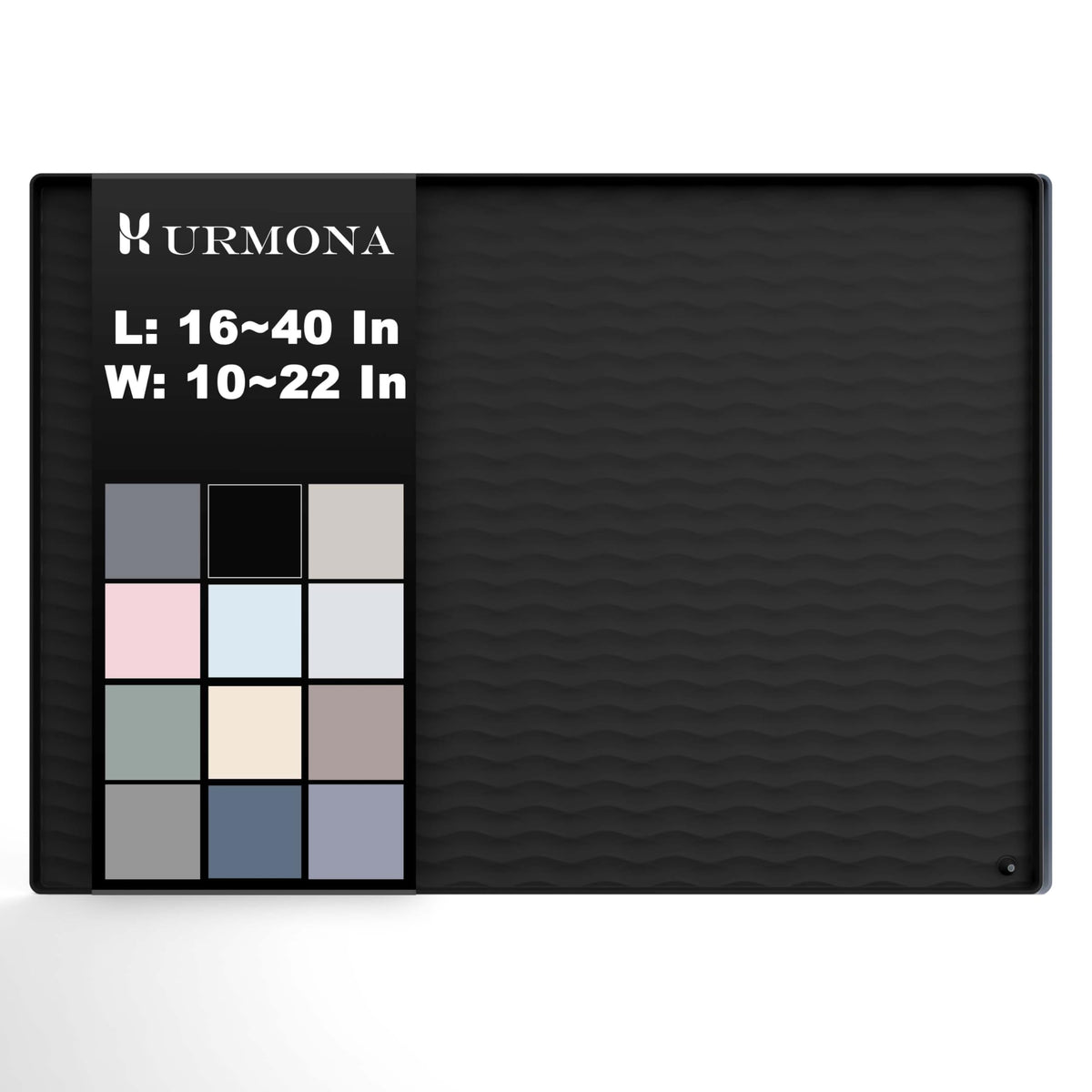 URMONA under-sink mat in waterproof silicone protecting cabinets and easing cleanup