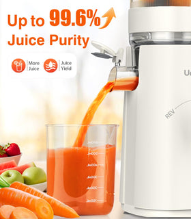 URVIBY 2-in-1 juicer mode for juice and sorbet at home