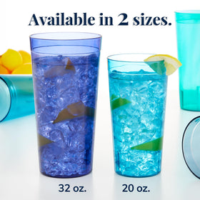 US Acrylic Café tumbler with textured wall for better grip