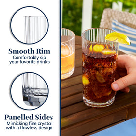 US Acrylic shatterproof tumblers ideal for patio, poolside, or RV living