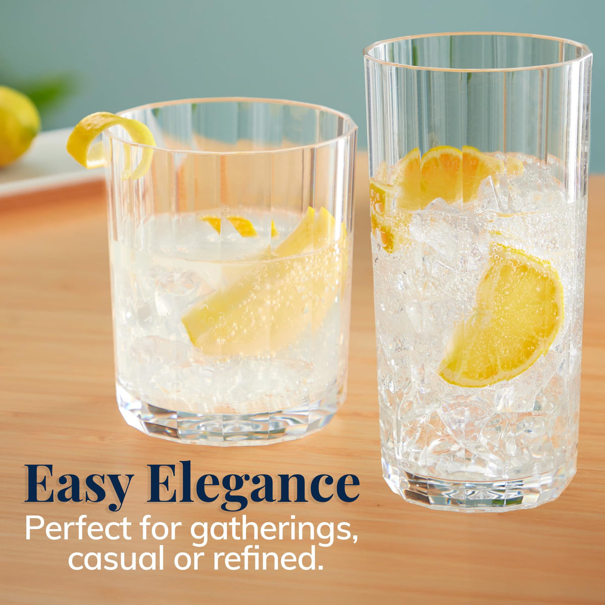 US Acrylic top-rack dishwasher safe and BPA-free for easy cleanup
