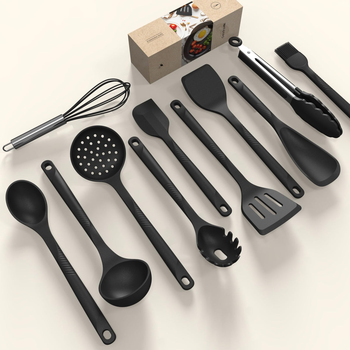 USECANO silicone pasta fork lifts al dente pasta safely