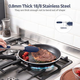 U-Taste 18/8 stainless steel handles stay sturdy and rust-free.