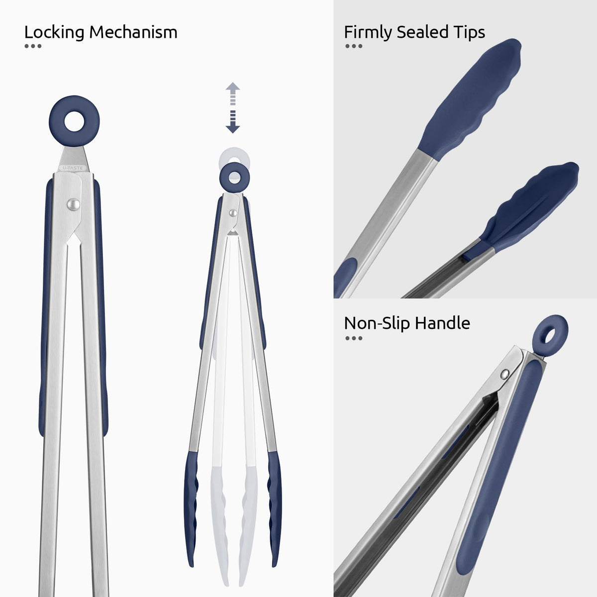 U-Taste durable springs balance opening and grasping for versatility
