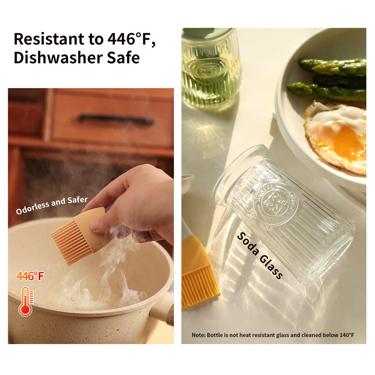 Uteynee-durable-pp-body emphasizes sturdy daily use in a busy kitchen.