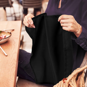 Utopia Home napkins close-up highlights smooth, wrinkle-resistant fabric.